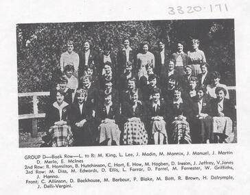 Photograph - LA TROBE UNIVERSITY BENDIGO COLLECTION: BENDIGO TEACHERS' COLLEGE STUDENTS