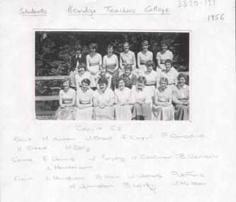 Photograph - LA TROBE UNIVERSITY  BENDIGO COLLECTION: BENDIGO TEACHERS' COLLEGE STUDENTS