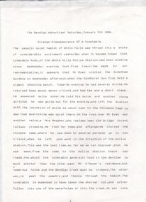Document - CONSTABLE RYAN COLLECTION: TRANSCRIPTS FROM THE BENDIGO ADVERTISER