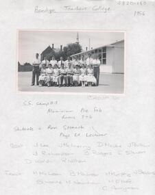 Photograph - LA TROBE UNIVERSITY BENDIGO COLLECTION: BENDIGO TEACHERS' COLLEGE STUDENTS