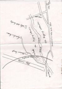 Document - CONSTABLE RYAN COLLECTION: SKETCH MAP OF BENDIGO CREEK