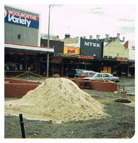Photograph - EVA WILSON COLLECTION: HARGREAVES MALL CONSTRUCTION