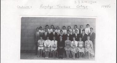 Photograph - LA TROBE UNIVERSITY BENDIGO COLLECTION: BENDIGO TEACHERS' COLLEGE STUDENTS