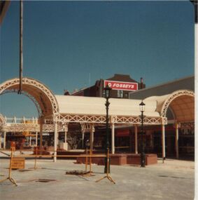 Photograph - EVA WILSON COLLECTION: HARGREAVES MALL CONSTRUCTION 1982