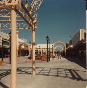 Photograph - EVA WILSON COLLECTION: HARGREAVES MALL CONSTRUCTION 1982