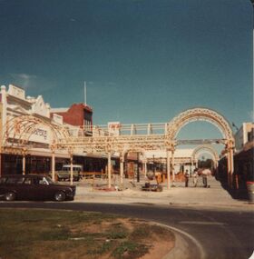 Photograph - EVA WILSON COLLECTION: HARGREAVES MALL CONSTRUCTION 1982