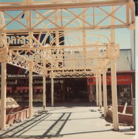 Photograph - EVA WILSON COLLECTION: HARGREAVES MALL CONSTRUCTION 1982