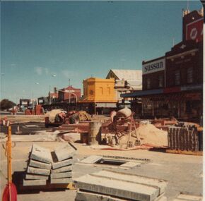 Photograph - EVA WILSON COLLECTION: HARGREAVES MALL CONSTRUCTION 1982