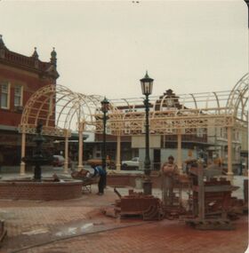 Photograph - EVA WILSON COLLECTION: HARGREAVES MALL CONSTRUCTION