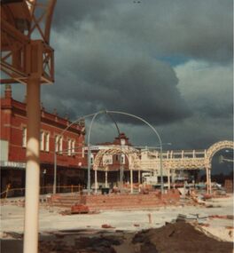 Photograph - EVA WILSON COLLECTION: HARGREAVES MALL CONSTRUCTION