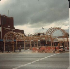 Photograph - EVA WILSON COLLECTION: HARGREAVES MALL CONSTRUCTION