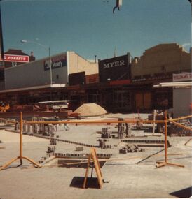 Photograph - EVA WILSON COLLECTION: HARGREAVES MALL CONSTRUCTION