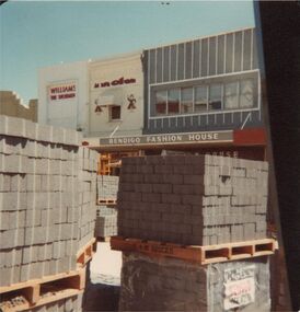 Photograph - EVA WILSON COLLECTION: HARGREAVES MALL CONSTRUCTION