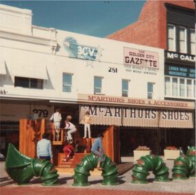 Photograph - EVA WILSON COLLECTION: HARGREAVES MALL CONSTRUCTION