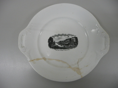 Domestic Object - WHITE CHINA PLATE