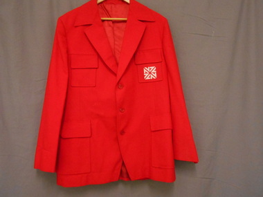 Clothing - ALLAN MONAGHAN COLLECTION: BRIGHT RED BLAZER, 1974