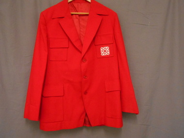 Clothing - ALLAN MONAGHAN COLLECTION: BRIGHT RED BLAZER, 1974