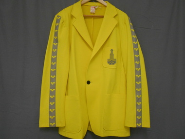 Clothing - ALLAN MONAGHAN COLLECTION: FLOURO YELLOW JACKET, 1970-1990