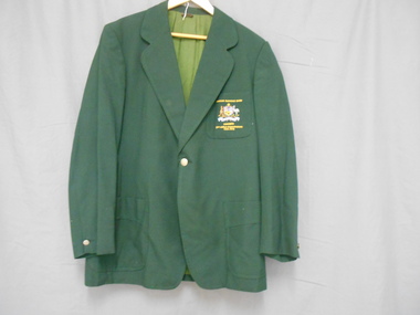 Clothing - ALLAN MONAGHAN COLLECTION: DARK GREEN BLAZER, 1975