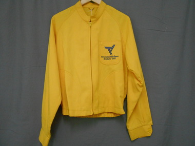 Clothing - ALLAN MONAGHAN COLLECTION: DEEP YELLOW TRACKSUIT TOP, 1982
