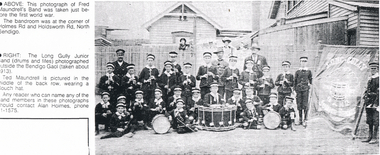 Photograph - LONG GULLY HISTORY GROUP COLLECTION: THE LONG GULLY JUNIOR BAND