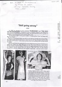 Document - GERTRUDE PERRY COLLECTION: A STAGE OF REMENBRANCE