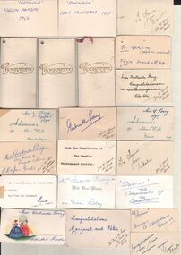 Document - GERTRUDE PERRY COLLECTION:  CARDS