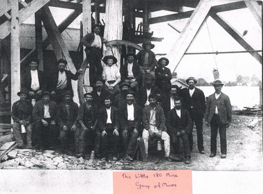 Photograph - LONG GULLY HISTORY GROUP COLLECTION: LITTLE 180 MINE GROUP OF MINERS