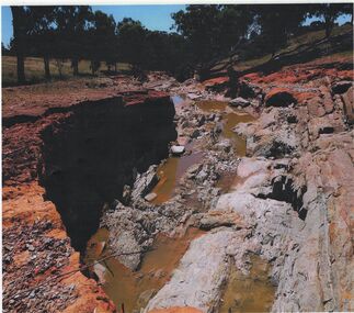 Photograph - HUGH ENNES COLLECTION: EPPALOCK WEIR WATER OVERFLOW - JAN 2011