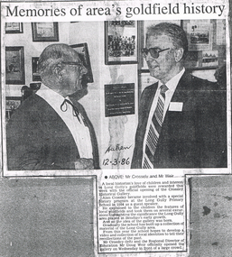 Newspaper - LONG GULLY HISTORY GROUP COLLECTION: CROSSLEY HISTORICAL GALLERY0