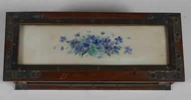 Memorabilia - WOODEN BOX KNOWN AS THE 'VIOLET BOX', BENDIGO SURVEY OFFICE MR. BLACK