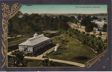 Postcard - CARWARDINE COLLECTION:  CONSERVATORY BENDIGO