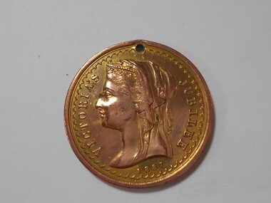 Medal - MEDAL COLLECTION: QUEEN VICTORIA JUBILEE MEDAL, 1887