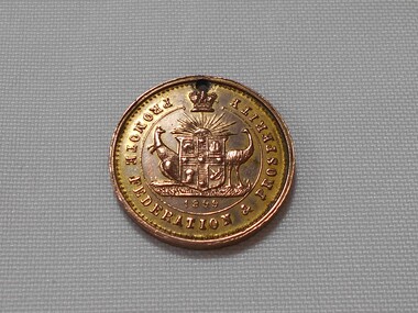 Medal - MEDAL COLLECTION: PROMOTE FEDERATION MEDAL, 1899