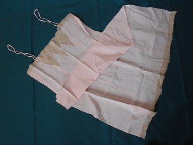 Clothing - FAVALORO COLLECTION: PINK COTTON FULL SLIP PETTICOAT, 1950's