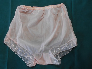 Clothing - FAVALORO COLLECTION: PALE PINK NYLON WOMAN'S PANTIES, 1950's