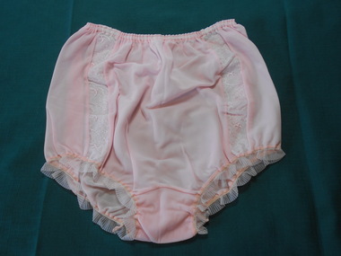 Clothing - FAVALORO COLLECTION: WOMAN'S PINK NYLON PANTIES, 1950's