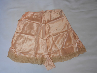 Clothing - FAVALORO COLLECTION: WOMAN'S PINK SATIN PANTIES, 1950's