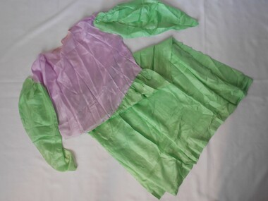 Clothing - FAVALORO COLLECTION: FLOOR LENGTH SILK COSTUME, 1950's