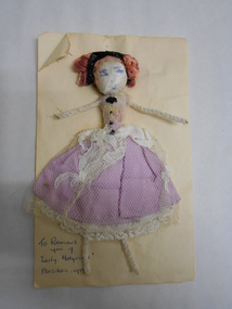 Leisure object - GERTRUDE PERRY COLLECTION: DRESSED DOLL 'LADY HOLYROOD', FLORA DORA 1954