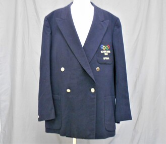 Clothing - ALLAN MONAGHAN COLLECTION: NAVY BLUE MELBOURNE OLYMPIC BLAZER 1956, 1956