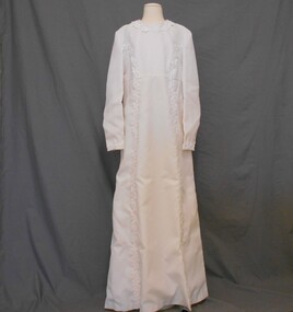 Clothing - JOAN FILBY COLLECTION: CREPE AND GUIPURE LACE WEDDING DRESS, Lace Wedding Dress, 29 July 1972