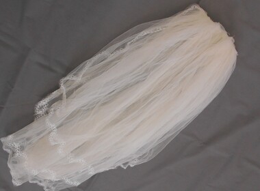 Clothing - JOAN FILBY COLLECTION: WEDDING VEIL, Wedding Vale, 29 July 1972
