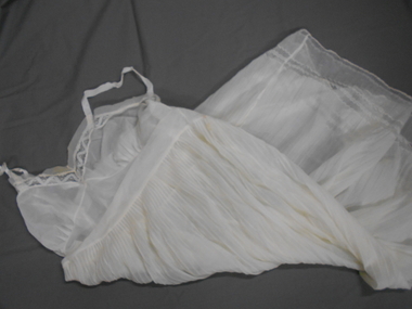 Clothing - AILEEN AND JOHN ELLISON COLLECTION: WHITE NYLON WEDDING NIGHTIE, 1960's
