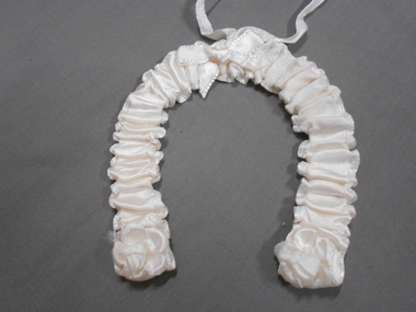 Clothing - AILEEN AND JOHN ELLISON COLLECTION: SATIN RIBBON COVERED HORSE SHOE, 1960's