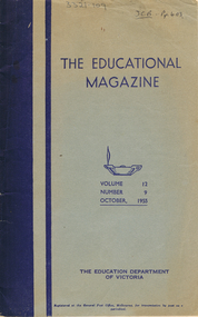 Book - LA TROBE UNIVERSITY BENDIGO COLLECTION: THE EDUCATIONAL MAGAZINE
