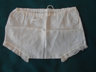 Clothing - CHILD'S CREAM COLOURED LINEN UNDERPANTS