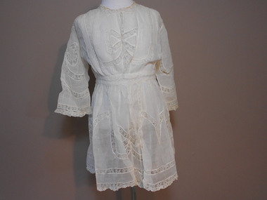Clothing - CHILD'S CREAM COLOURED WAISTED ORGANZA DRESS