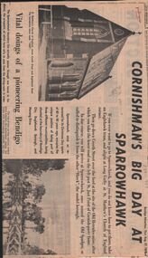 Newspaper - LYDIA CHANCELLOR COLLECTION: SPARROWHAWK
