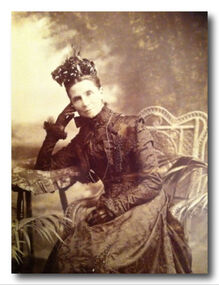 Photograph - GRAYDON COLLECTION: PHOTOGRAPHOF ELIZABETH GRAYDON, 1870 - 1890